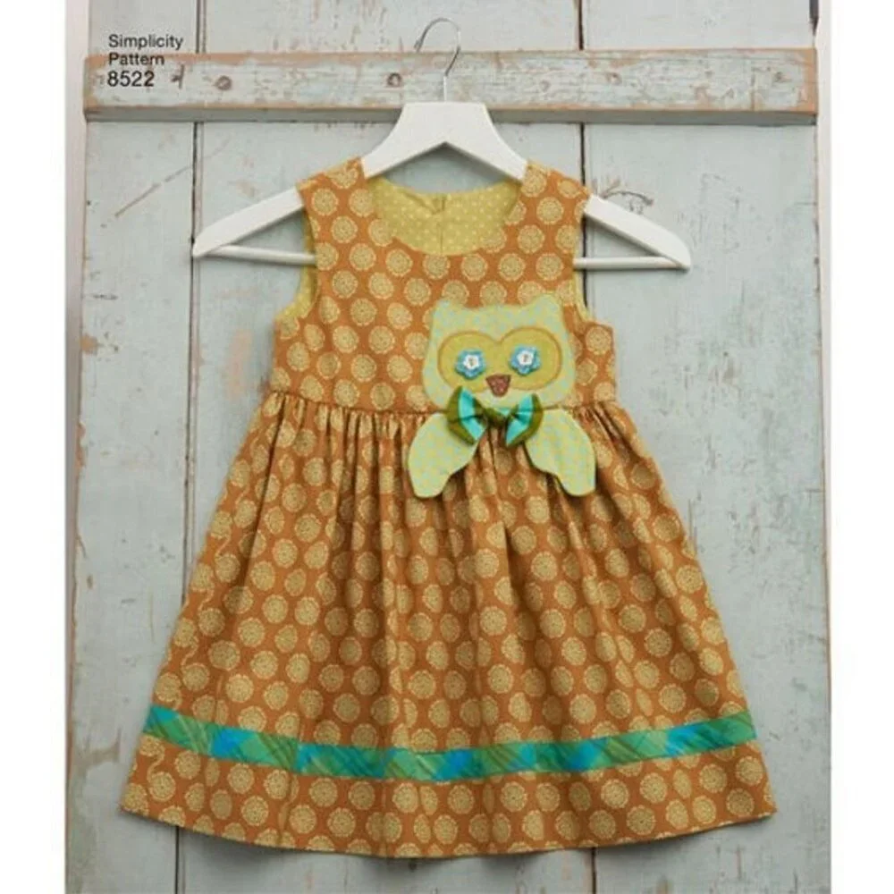 Simplicity‎ Sewing Pattern 8522 Dress Purse Girls Child Size 3-8